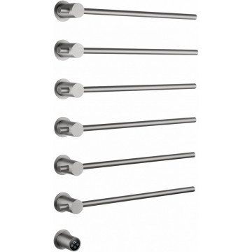 Электрический полотенцесушитель Wonzon & Woghand Baden WW-AL366-BR 55х78.5 брашированный никель