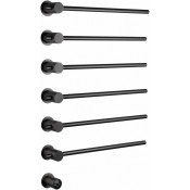 Электрический полотенцесушитель Wonzon & Woghand Baden WW-AL366-GM 55х78.5 темный графит