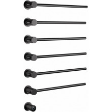 Электрический полотенцесушитель Wonzon & Woghand Baden WW-AL366-GM 55х78.5 темный графит