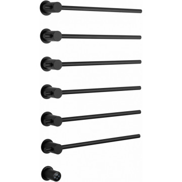 Электрический полотенцесушитель Wonzon & Woghand Baden WW-AL366-MB 55х78.5 черный матовый