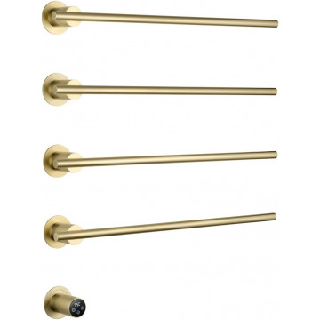 Электрический полотенцесушитель Wonzon & Woghand Dortmund WW-A364-BG 58.4х61 брашированное золото