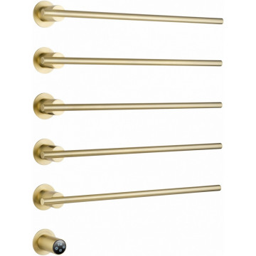 Электрический полотенцесушитель Wonzon & Woghand Dortmund WW-A365-BG 58.4х67 брашированное золото