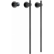 Электрический полотенцесушитель Wonzon & Woghand Dortmund WW-A362-GM 58.5х38 темный графит