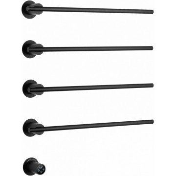 Электрический полотенцесушитель Wonzon & Woghand Dortmund WW-A364-MB 58.4х61 черный матовый