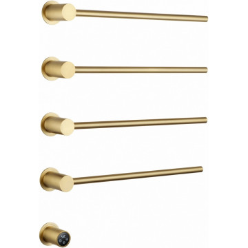 Электрический полотенцесушитель Wonzon & Woghand Hamburg WW-AL314-BG 53х72 брашированное золото