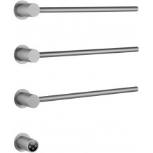 Электрический полотенцесушитель Wonzon & Woghand Hamburg WW-AL313-BR 52х57 брашированный никель