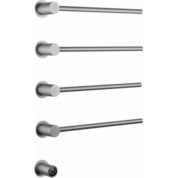 Электрический полотенцесушитель Wonzon & Woghand Hamburg WW-AL314-BR 53х72 брашированный никель