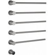 Электрический полотенцесушитель Wonzon & Woghand Hamburg WW-AL315-BR 46.8х71 брашированный никель