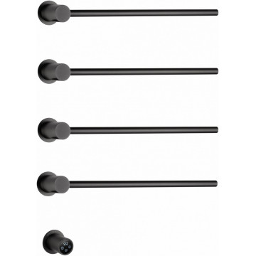 Электрический полотенцесушитель Wonzon & Woghand Hamburg WW-AL314-GM 53х72 темный графит