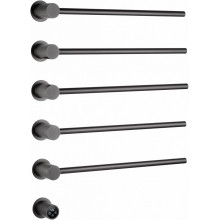 Электрический полотенцесушитель Wonzon & Woghand Hamburg WW-AL315-GM 46.8х71 темный графит