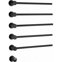 Электрический полотенцесушитель Wonzon & Woghand Hamburg WW-AL315-MB 46.8х71 черный матовый