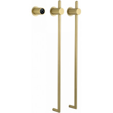 Электрический полотенцесушитель Wonzon & Woghand Leipzig WW-AL3621-BG 42х76 брашированное золото