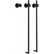 Электрический полотенцесушитель Wonzon & Woghand Leipzig WW-AL3621-MB 42х76 черный матовый