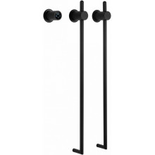 Электрический полотенцесушитель Wonzon & Woghand Leipzig WW-AL3621-MB 42х76 черный матовый