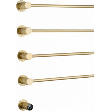 Электрический полотенцесушитель Wonzon & Woghand München WW-A354-BG 52.2х61 брашированное золото