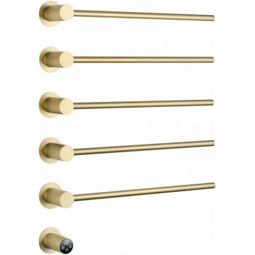 Электрический полотенцесушитель Wonzon & Woghand München WW-A355-BG 52х67 брашированное золото