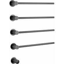 Электрический полотенцесушитель Wonzon & Woghand München WW-A354-GM 52.2х61 темный графит