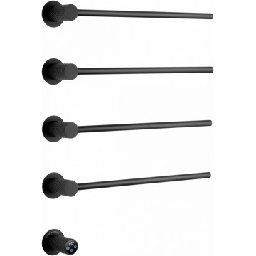 Электрический полотенцесушитель Wonzon & Woghand München WW-A354-MB 52.2х61 черный матовый