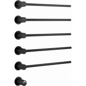 Электрический полотенцесушитель Wonzon & Woghand München WW-A355-MB 52х67 черный матовый