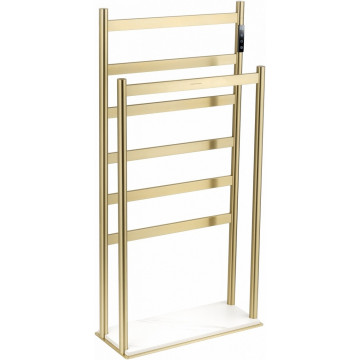 Электрический полотенцесушитель Wonzon & Woghand Essen WW-A407-BG 47.5х95.8 брашированное золото