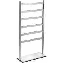 Электрический полотенцесушитель Wonzon & Woghand Essen WW-A406-BR 47.5х95.8 брашированный никель