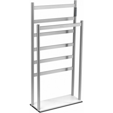 Электрический полотенцесушитель Wonzon & Woghand Essen WW-A407-BR 47.5х95.8 брашированный никель