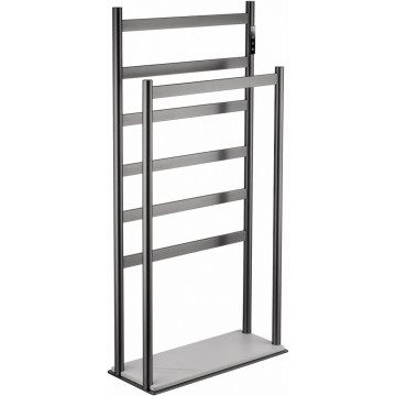 Электрический полотенцесушитель Wonzon & Woghand Essen WW-A407-GM 47.5х95.8 темный графит