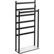 Электрический полотенцесушитель Wonzon & Woghand Essen WW-A407-MB 47.5х95.8 черный матовый