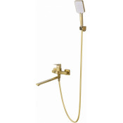 Смеситель для ванны Wonzon & Woghand Flex WW-639906-BG брашированное золото