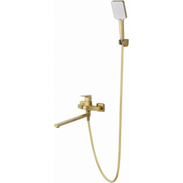 Смеситель для ванны Wonzon & Woghand Flex WW-639906-BG брашированное золото