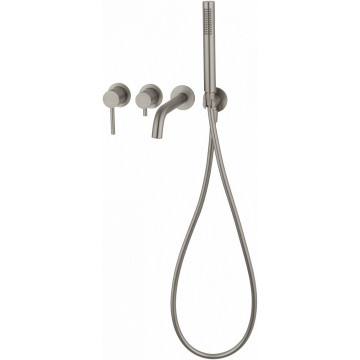 Смеситель для ванны Wonzon & Woghand Stick WW-889017-BN брашированный никель