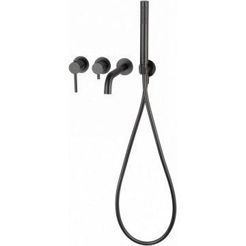 Смеситель для ванны Wonzon & Woghand Stick WW-889017-BGM темный графит