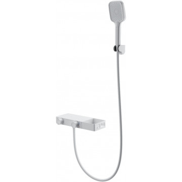 Смеситель для ванны Wonzon & Woghand WW-B2551-MW с термостатом белый матовый