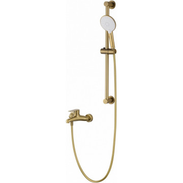 Смеситель для ванны с душем Wonzon & Woghand Alfa WW-AE3205-BG брашированное золото