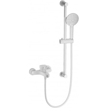 Смеситель для ванны с душем Wonzon & Woghand WW-C2501-MW белый матовый