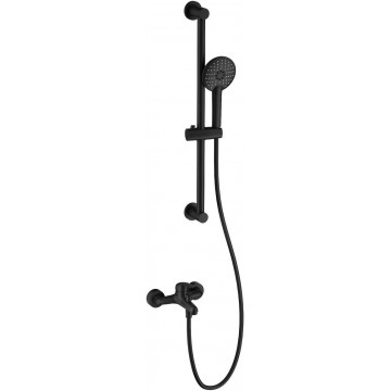 Смеситель для ванны с душем Wonzon & Woghand WW-4560-MB черный матовый