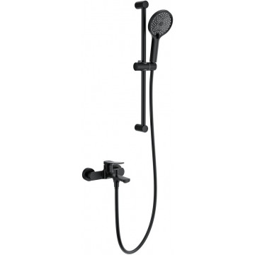 Смеситель для ванны с душем Wonzon & Woghand WW-C2036-MB черный матовый