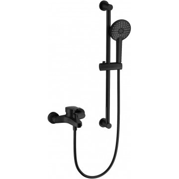 Смеситель для ванны с душем Wonzon & Woghand WW-C2501-MB черный матовый