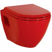Унитаз подвесной Creavit TP325-00KI00E-0000 с биде красный