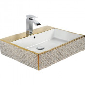 Раковина Creavit NX260-00CB00E-DW00 дамаск золото