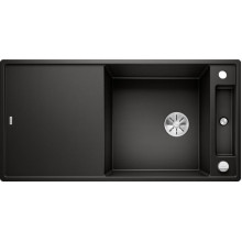 Кухонная мойка Blanco Axia III XL 6 S 525857, черный, разделочная доска из безопасного стекла