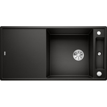 Кухонная мойка Blanco Axia III XL 6 S 525857, черный, разделочная доска из безопасного стекла