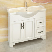 Тумба-умывальник Comforty Севилья-100 слоновая кость с раковиной Comforty Т-9315