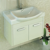 Тумба-умывальник Comforty Киото-75 П белая с раковиной Comforty 002