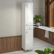 Шкаф-колонна Comforty Сочи-35 белый