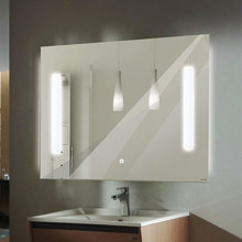 Зеркало Comforty Жасмин-75 светодиодная лента 750х650