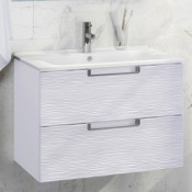 Тумба-умывальник Comforty Генуя-75 белый с раковиной Comforty 75E