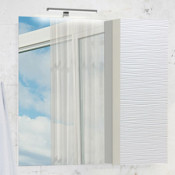 Зеркало-шкаф Comforty Генуя-75 белый