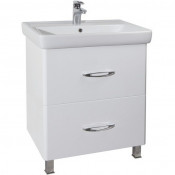 Тумба c раковиной Bellezza Джела 70 2 ящика Белая