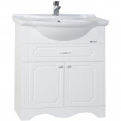 Тумба c раковиной Bellezza Кантри 75 Белая